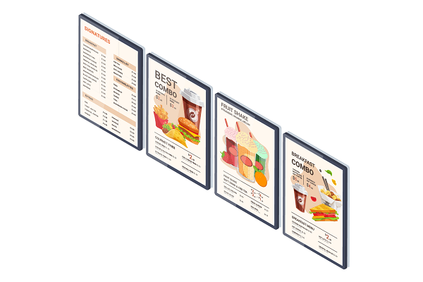 Setting Up a Digital Menu Display for 